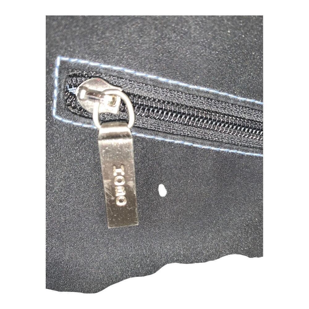Hobo International Leather & Nylon Soft Sided Briefcase Travel Bag - Picture 3 of 8